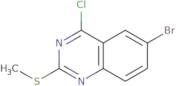 6-bromo-4-chloro-2-(methylsulfanyl)quinazoline