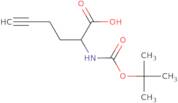 2-{[(tert-Butoxy)carbonyl]amino}hex-5-ynoic acid