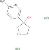 3-(6-Methylpyridin-3-yl)pyrrolidin-3-ol dihydrochloride