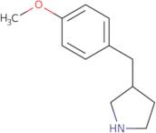 3-[(4-Methoxyphenyl)methyl]pyrrolidine