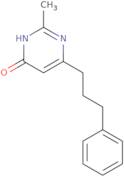 2-Methyl-6-(3-phenylpropyl)pyrimidin-4-ol