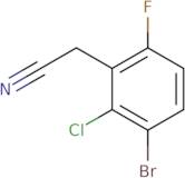 2-(3-Bromo-2-chloro-6-fluorophenyl)acetonitrile