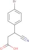 3-(4-Bromophenyl)-3-cyanopropanoic acid