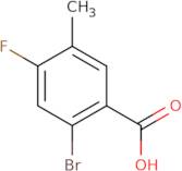 2-bromo-4-fluoro-5-methylbenzoic acid