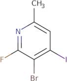 3-Bromo-2-fluoro-4-iodo-6-methylpyridine