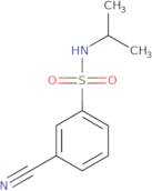 3-Cyano-N-(propan-2-yl)benzene-1-sulfonamide