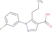 1-(3-Fluorophenyl)-5-propyl-1H-pyrazole-4-carboxylic acid