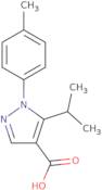 1-(4-Methylphenyl)-5-(propan-2-yl)-1H-pyrazole-4-carboxylic acid