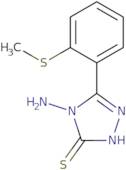 4-Amino-5-(2-methylsulfanyl-phenyl)-4H-[1,2,4]triazole-3-thiol