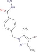 4-[(4-Bromo-3,5-dimethyl-1H-pyrazol-1-yl)methyl]benzohydrazide