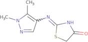 2-[(1,5-Dimethyl-1H-pyrazol-4-yl)imino]-1,3-thiazolidin-4-one
