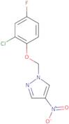 1-[(2-Chloro-4-fluorophenoxy)methyl]-4-nitro-1H-pyrazole