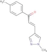 (2E)-1-(4-Methylphenyl)-3-(1-methyl-1H-pyrazol-4-yl)prop-2-en-1-one