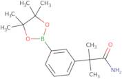 2-Methyl-2-[3-(tetramethyl-1,3,2-dioxaborolan-2-yl)phenyl]propanamide