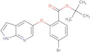 tert-Butyl 4-Bromo-2-(1H-pyrrolo[2,3-b]pyridin-5-yloxy)benzoate