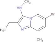 6-Bromo-2-ethyl-N,8-dimethylimidazo[1,2-a]pyridin-3-amine