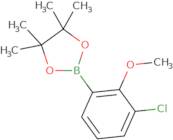 2-(3-Chloro-2-methoxyphenyl)-4,4,5,5-tetramethyl-1,3,2-dioxaborolane