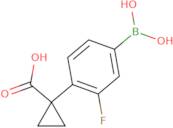 1-(4-Borono-2-fluorophenyl)cyclopropane-1-carboxylic acid