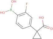 1-[4-(Dihydroxyboranyl)-3-fluorophenyl]cyclopropane-1-carboxylic acid