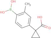 1-[4-(Dihydroxyboranyl)-3-methylphenyl]cyclopropane-1-carboxylic acid