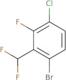 1-Bromo-4-chloro-2-(difluoromethyl)-3-fluorobenzene