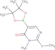 3-Methyl-2-(methylthio)-5-(4,4,5,5-tetramethyl-1,3,2-dioxaborolan-2-yl)pyrimidin-4(3H)-one