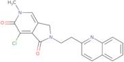 7-Chloro-5-methyl-2-(2-(quinolin-2-yl)ethyl)-2,3-dihydro-1H-pyrrolo[3,4-c]pyridine-1,6(5H)-dione