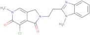 7-Chloro-5-methyl-2-(2-(1-methyl-1H-benzo[D]imidazol-2-yl)ethyl)-2,3-dihydro-1H-pyrrolo[3,4-c]pyridine-1,6(5H)-dione