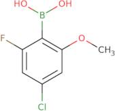 (4-Chloro-2-fluoro-6-methoxyphenyl)boronic acid
