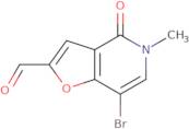 7-Bromo-4,5-dihydro-5-methyl-4-oxofuro[3,2-c]pyridine-2-carbaldehyde