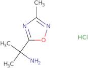 2-(3-Methyl-1,2,4-oxadiazol-5-yl)propan-2-amine hydrochloride