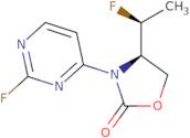 (4R)-4-[(1S)-1-Fluoroethyl]-3-(2-fluoropyrimidin-4-yl)-1,3-oxazolidin-2-one