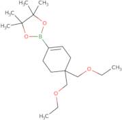 2-[4,4-Bis(ethoxymethyl)cyclohexen-1-yl]-4,4,5,5-tetramethyl-1,3,2-dioxaborolane