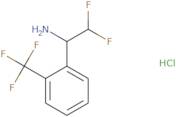 (1S)-2,2-Difluoro-1-[2-(trifluoromethyl)phenyl]ethan-1-amine hydrochloride