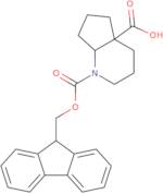 rac-(4aR,7aS)-1-{[(9H-Fluoren-9-yl)methoxy]carbonyl}-octahydro-1H-cyclopenta[b]pyridine-4a-carboxy…