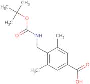 4-({[(tert-Butoxy)carbonyl]amino}methyl)-3,5-dimethylbenzoic acid