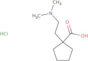 1-[2-(Dimethylamino)ethyl]cyclopentane-1-carboxylic acid hydrochloride