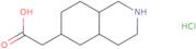 2-(Decahydroisoquinolin-6-yl)acetic acid hydrochloride