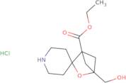 Ethyl 4-(hydroxymethyl)-3-oxaspiro[bicyclo[2.1.1]hexane-2,4'-piperidine]-1-carboxylate hydrochlori…