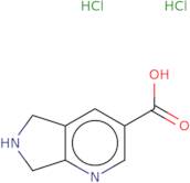 5H,6H,7H-Pyrrolo[3,4-b]pyridine-3-carboxylic acid dihydrochloride