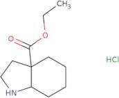 rac-Ethyl (3aR,7aS)-octahydro-1H-indole-3a-carboxylate hydrochloride