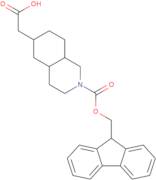 2-(2-{[(9H-Fluoren-9-yl)methoxy]carbonyl}-decahydroisoquinolin-6-yl)acetic acid