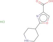 2-(Piperidin-4-yl)-1,3-oxazole-4-carboxylic acid hydrochloride