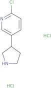 2-Chloro-5-(pyrrolidin-3-yl)pyridine dihydrochloride