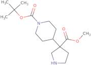 tert-Butyl 4-[3-(methoxycarbonyl)pyrrolidin-3-yl]piperidine-1-carboxylate