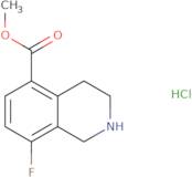 Methyl 8-fluoro-1,2,3,4-tetrahydroisoquinoline-5-carboxylate hydrochloride