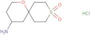 4-Amino-1-oxa-9λ⁶-thiaspiro[5.5]undecane-9,9-dione hydrochloride