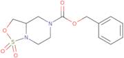 Benzyl 1,1-dioxo-hexahydro-1Î»6-[1,2,3]oxathiazolo[3,4-a]piperazine-5-carboxylate