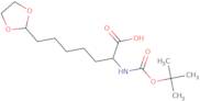 2-{[(tert-Butoxy)carbonyl]amino}-7-(1,3-dioxolan-2-yl)heptanoic acid