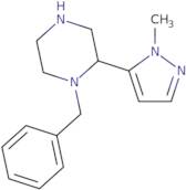 1-Benzyl-2-(1-methyl-1H-pyrazol-5-yl)piperazine